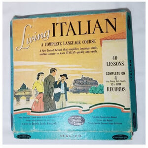 Living Italian Language Course Vinyl Collection